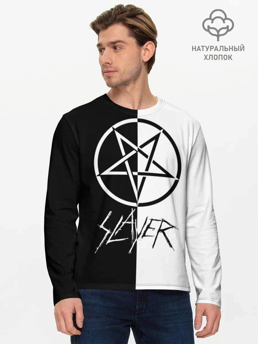 Мужской лонгслив базовый / Slayer