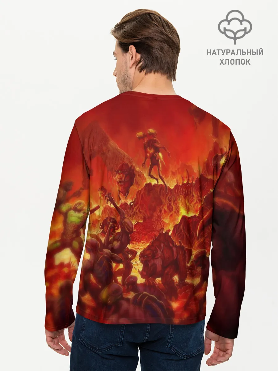 Мужской лонгслив базовый / DOOM