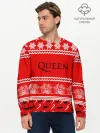 Мужской лонгслив базовый / Праздничный Queen