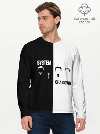 Мужской лонгслив базовый / System of a Down