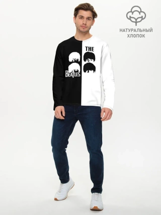 Мужской лонгслив базовый / The Beatles