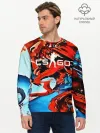 Мужской лонгслив базовый / CS GO Hyper Beast