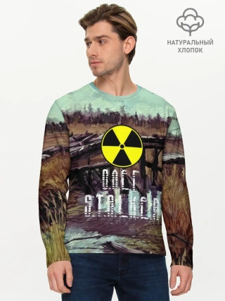Мужской лонгслив базовый / S.T.A.L.K.E.R ОЛЕГ