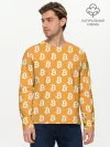 Мужской лонгслив базовый / Bitcoin