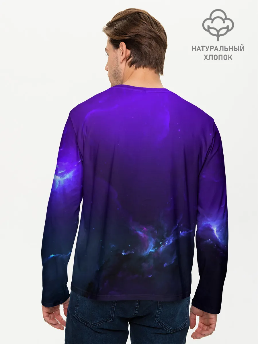 Мужской лонгслив базовый / Alan Walker SPACE COLLECTION