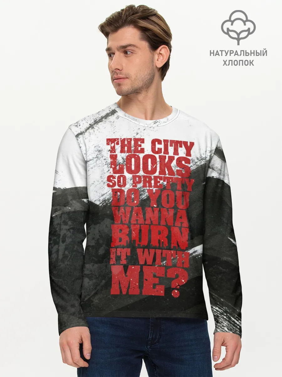 Мужской лонгслив базовый / Hollywood Undead