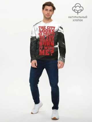 Мужской лонгслив базовый / Hollywood Undead