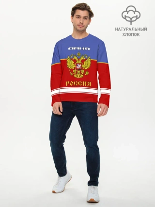 Мужской лонгслив базовый / Хоккеист Даня