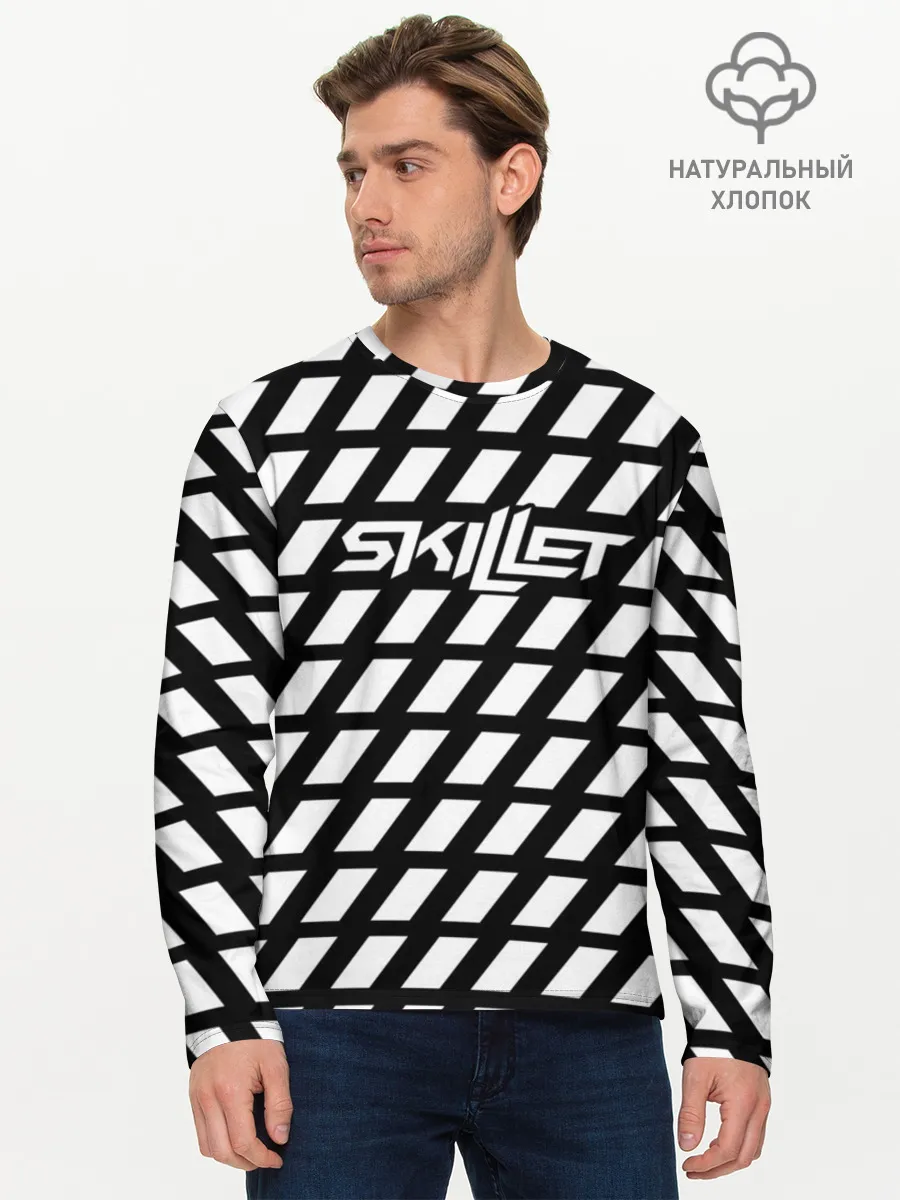 Мужской лонгслив базовый / Skillet
