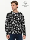 Мужской лонгслив базовый / Pirates Pattern