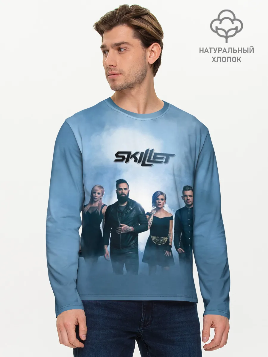 Мужской лонгслив базовый / Skillet
