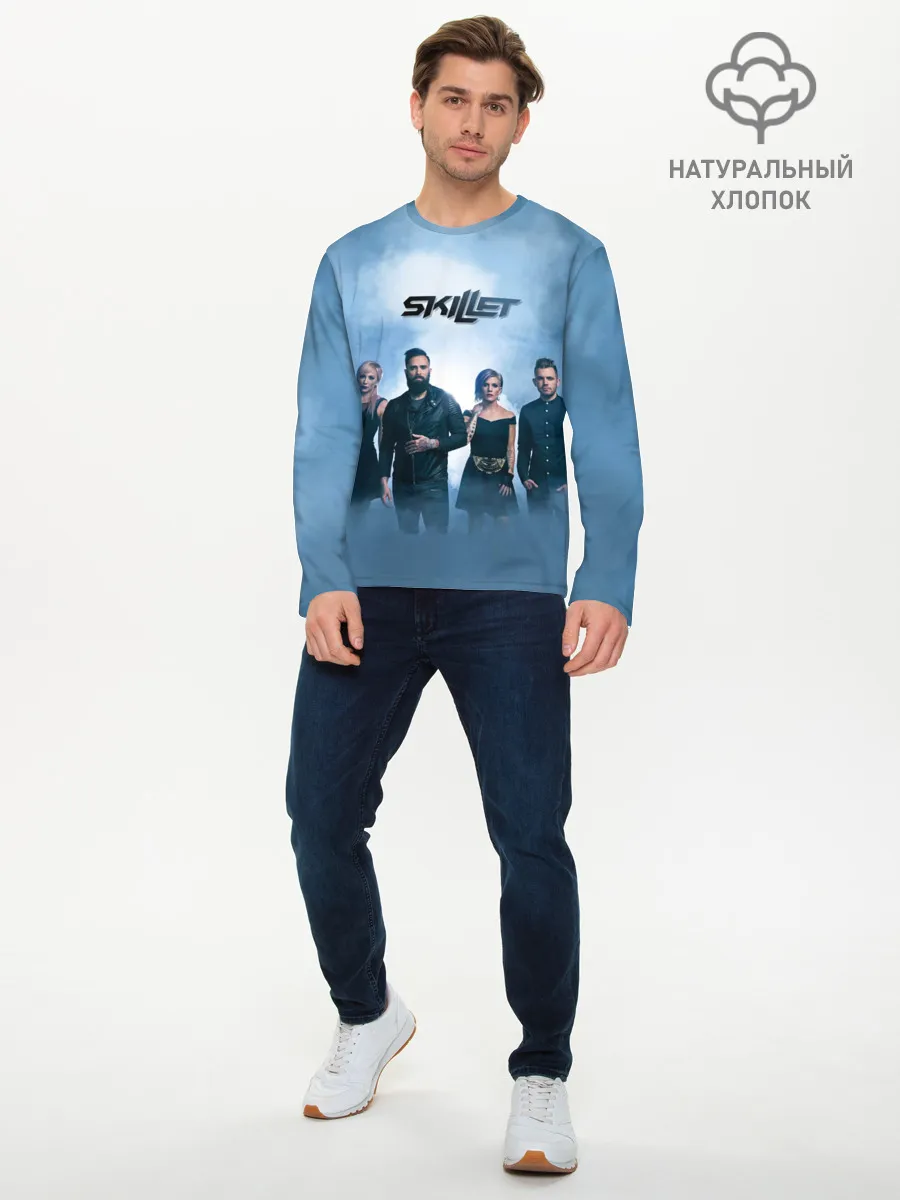 Мужской лонгслив базовый / Skillet