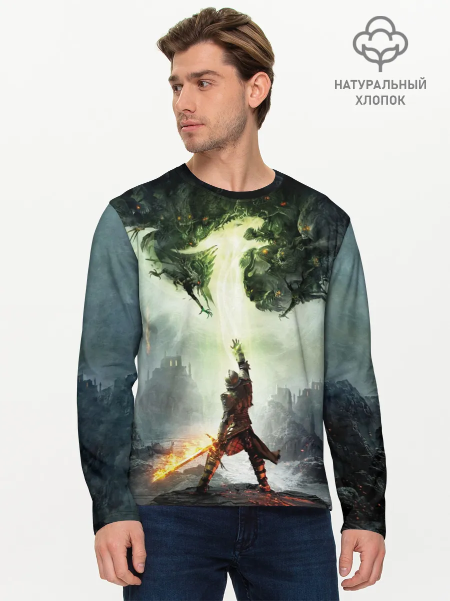 Мужской лонгслив базовый / Dragon Age: Inquisition