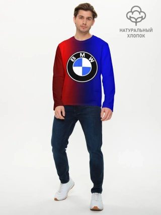 Мужской лонгслив базовый / BMW SPORT ABSTRACT