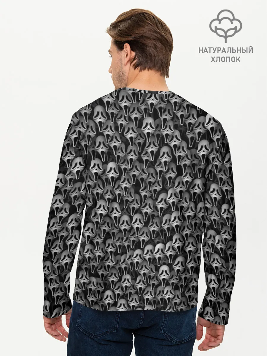 Мужской лонгслив базовый / Крик