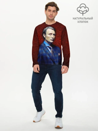 Мужской лонгслив базовый / Hannibal