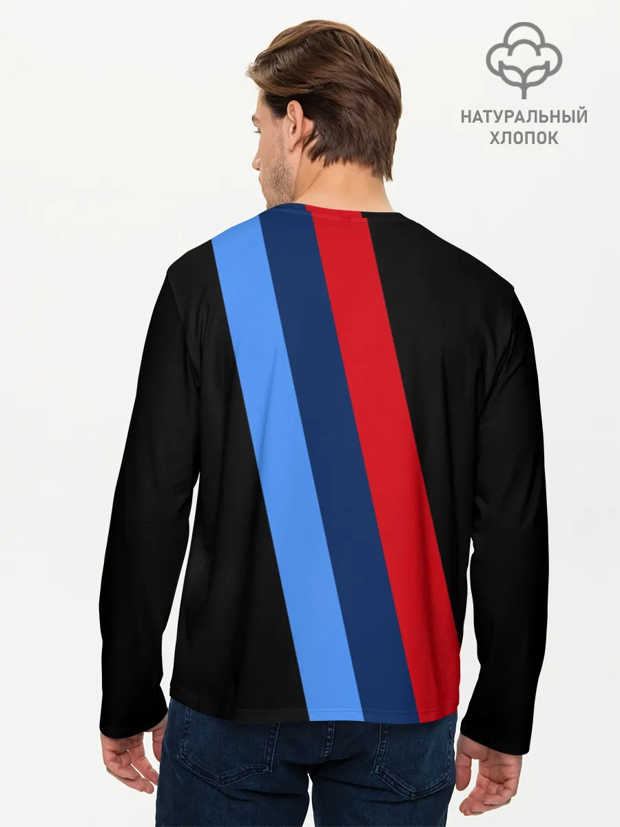 Мужской лонгслив базовый / BMW 2021 M SPORT / БМВ М СПОРТ