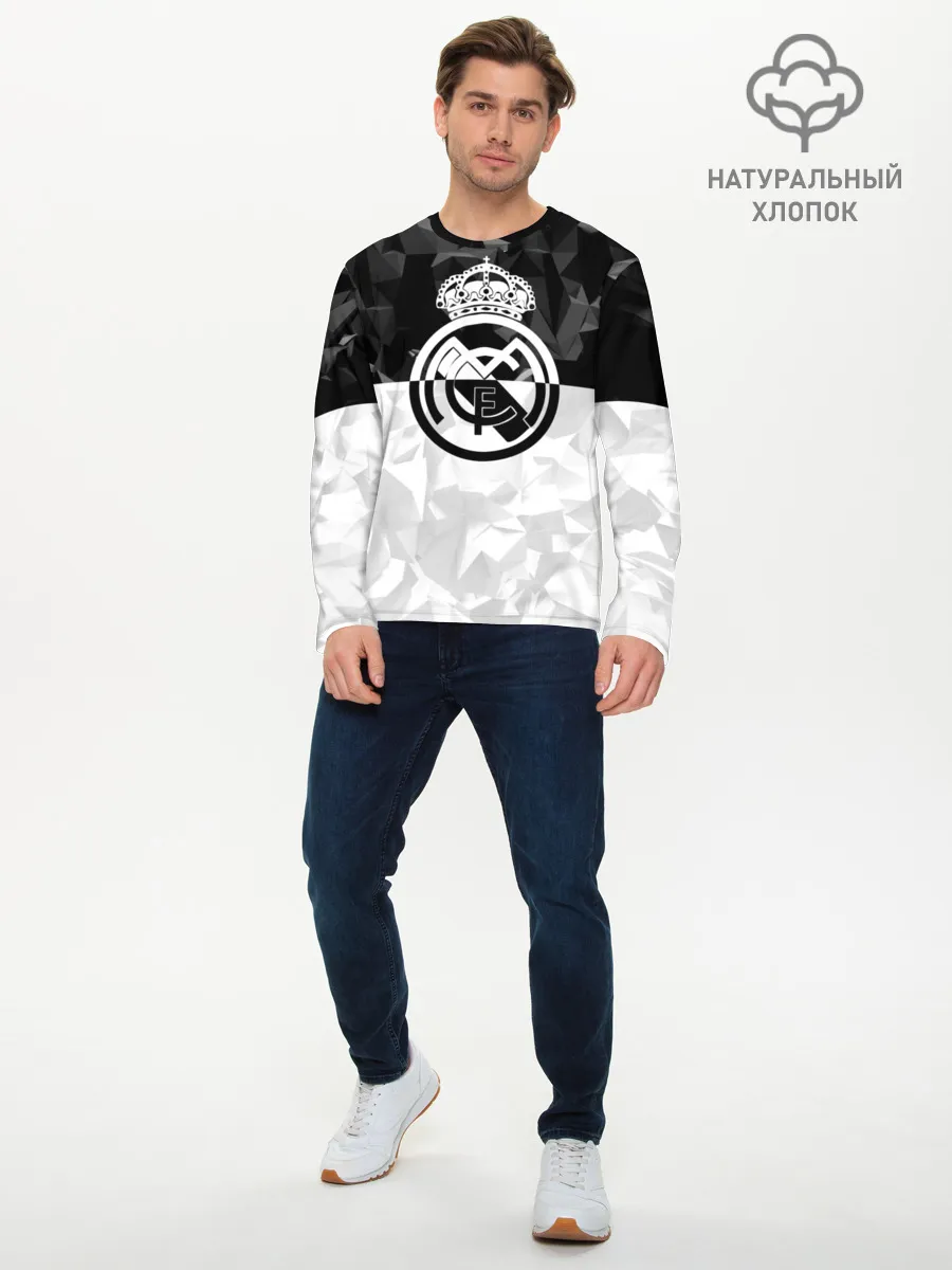 Мужской лонгслив базовый / РЕАЛ МАДРИД