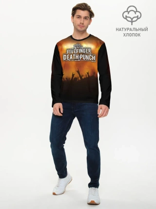 Мужской лонгслив базовый / Five Finger Death Punch