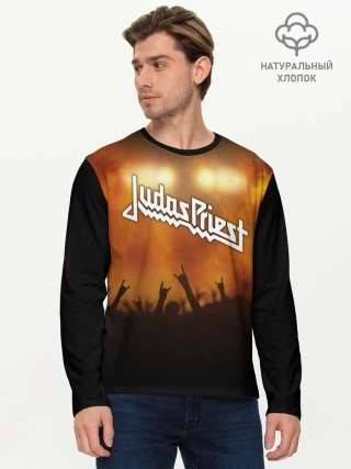 Мужской лонгслив базовый / Judas Priest