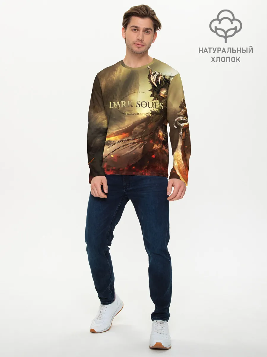 Мужской лонгслив базовый / Dark Souls