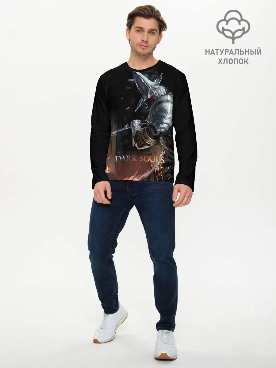 Мужской лонгслив базовый / Dark Souls