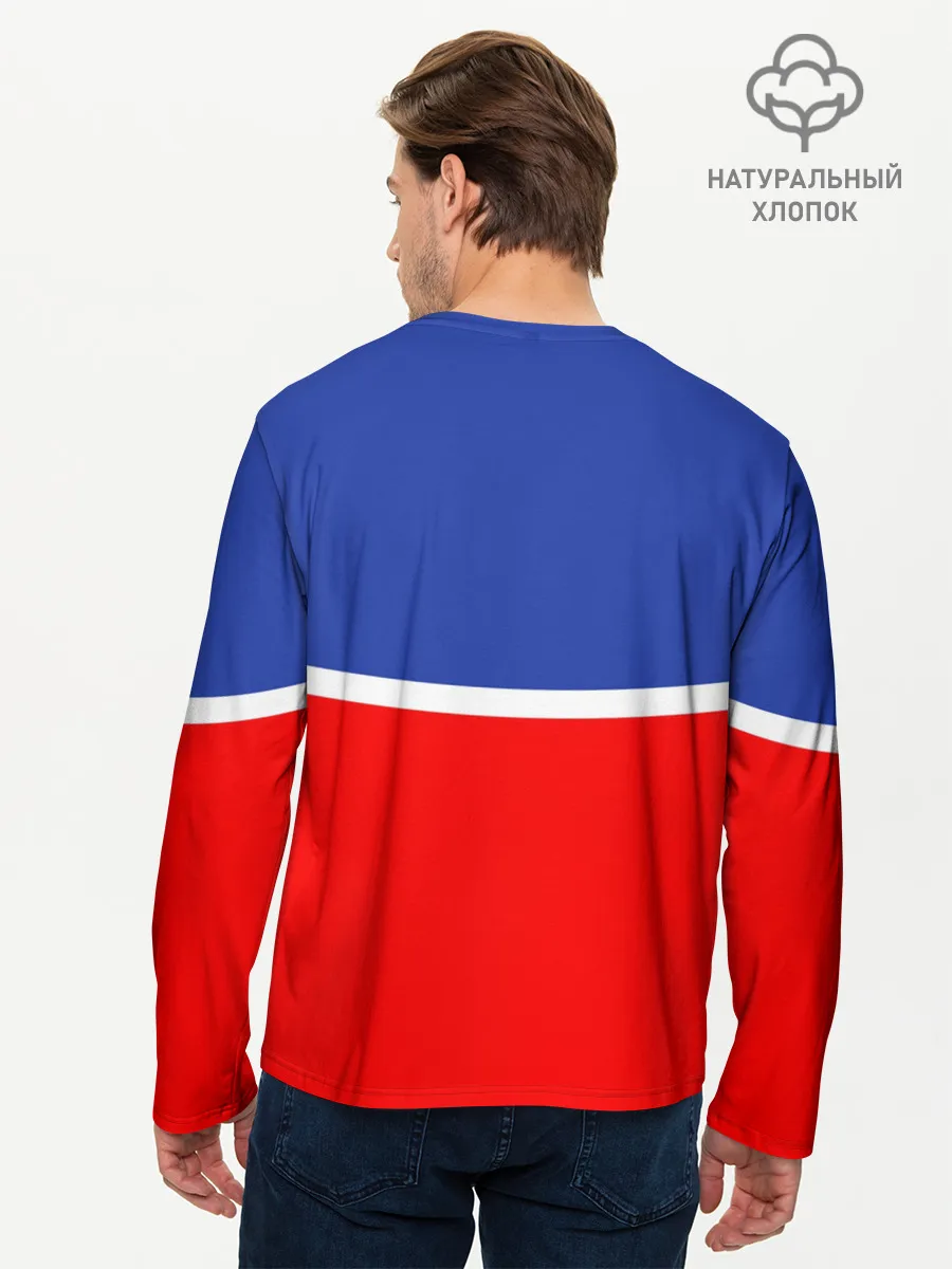 Мужской лонгслив базовый / Хоккеист Евгений