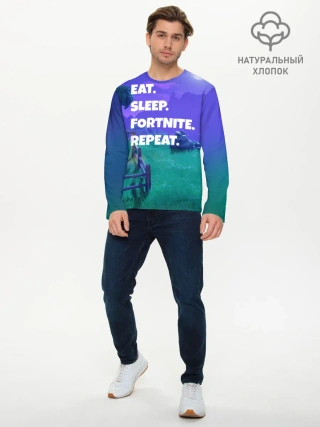 Мужской лонгслив базовый / Fortnite Repeat