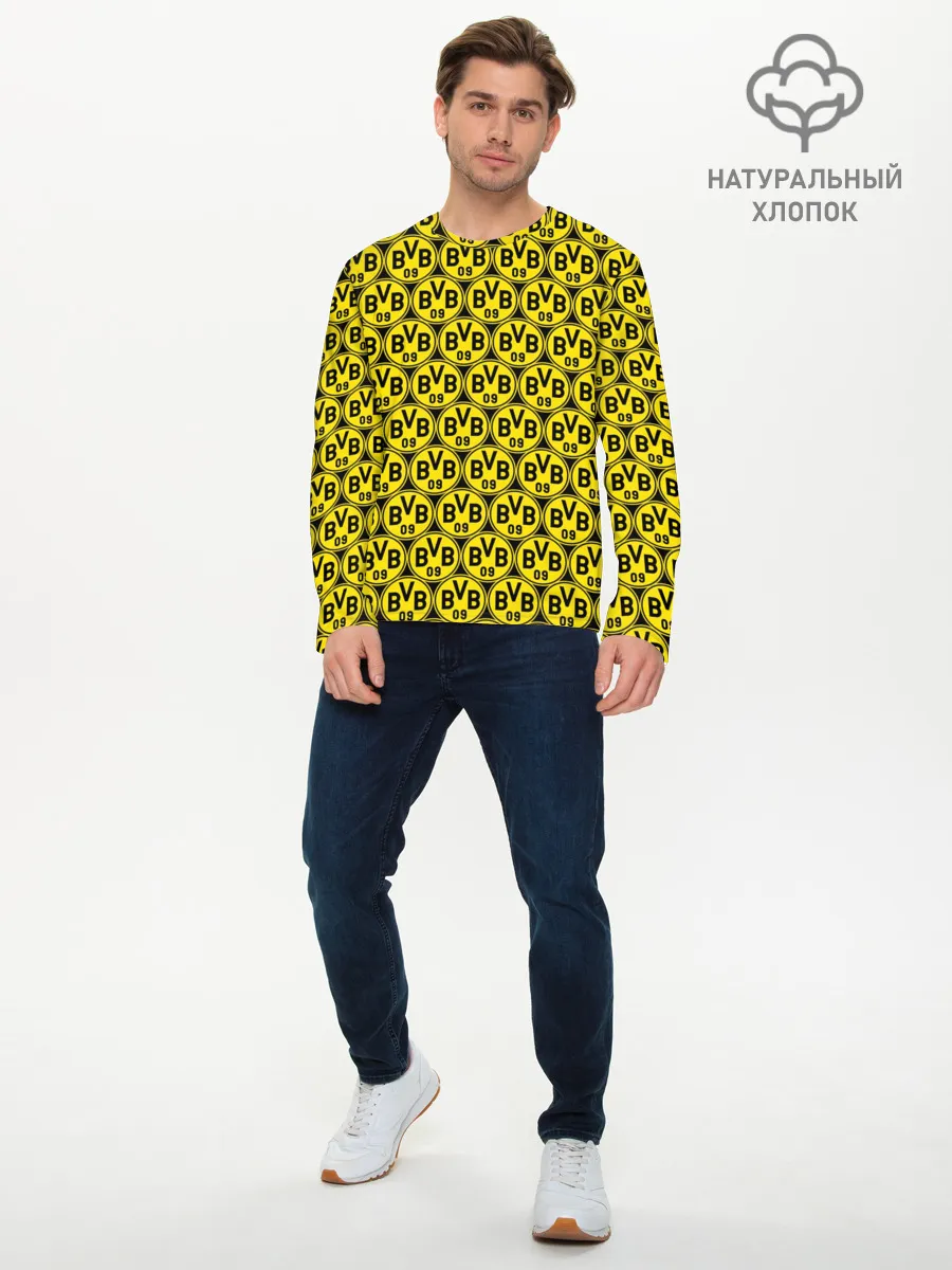 Мужской лонгслив базовый / Borussia