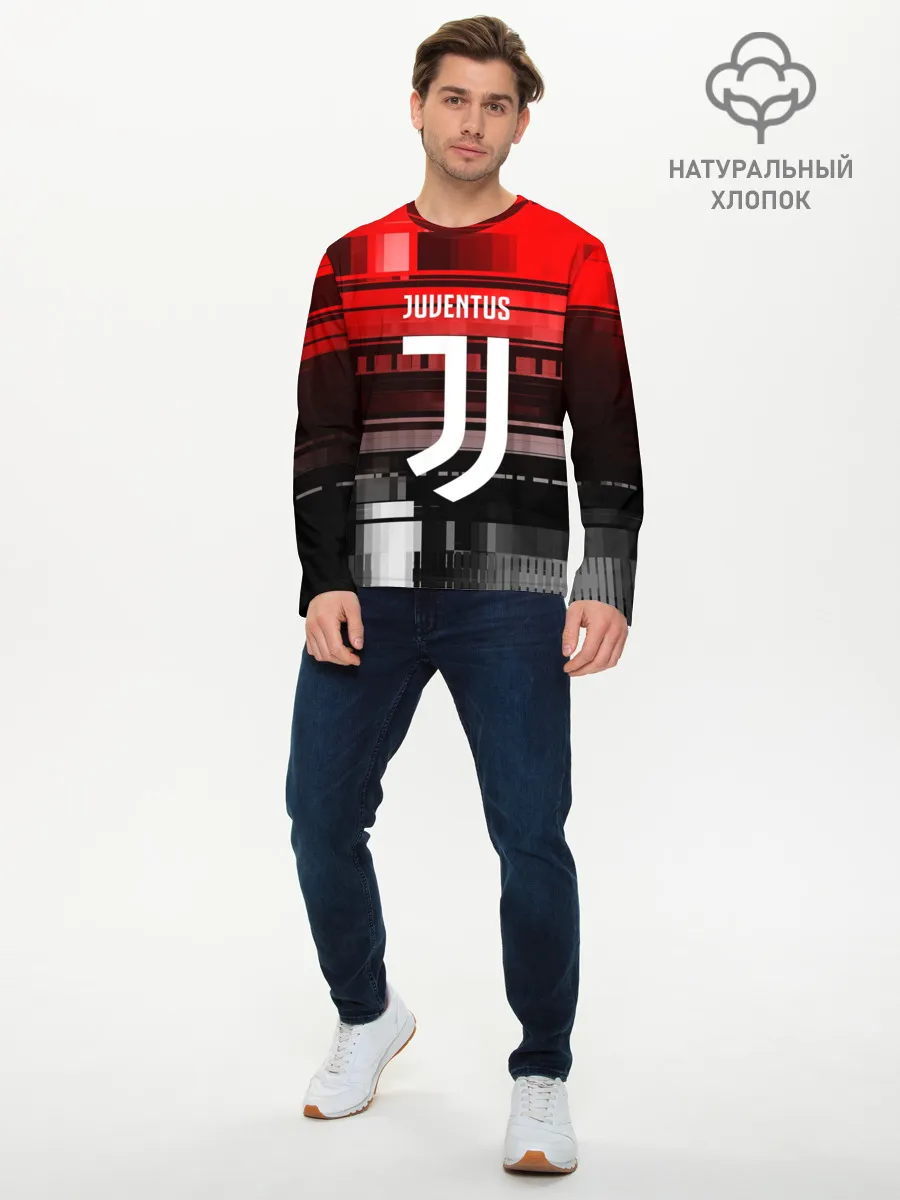 Мужской лонгслив базовый / Juventus