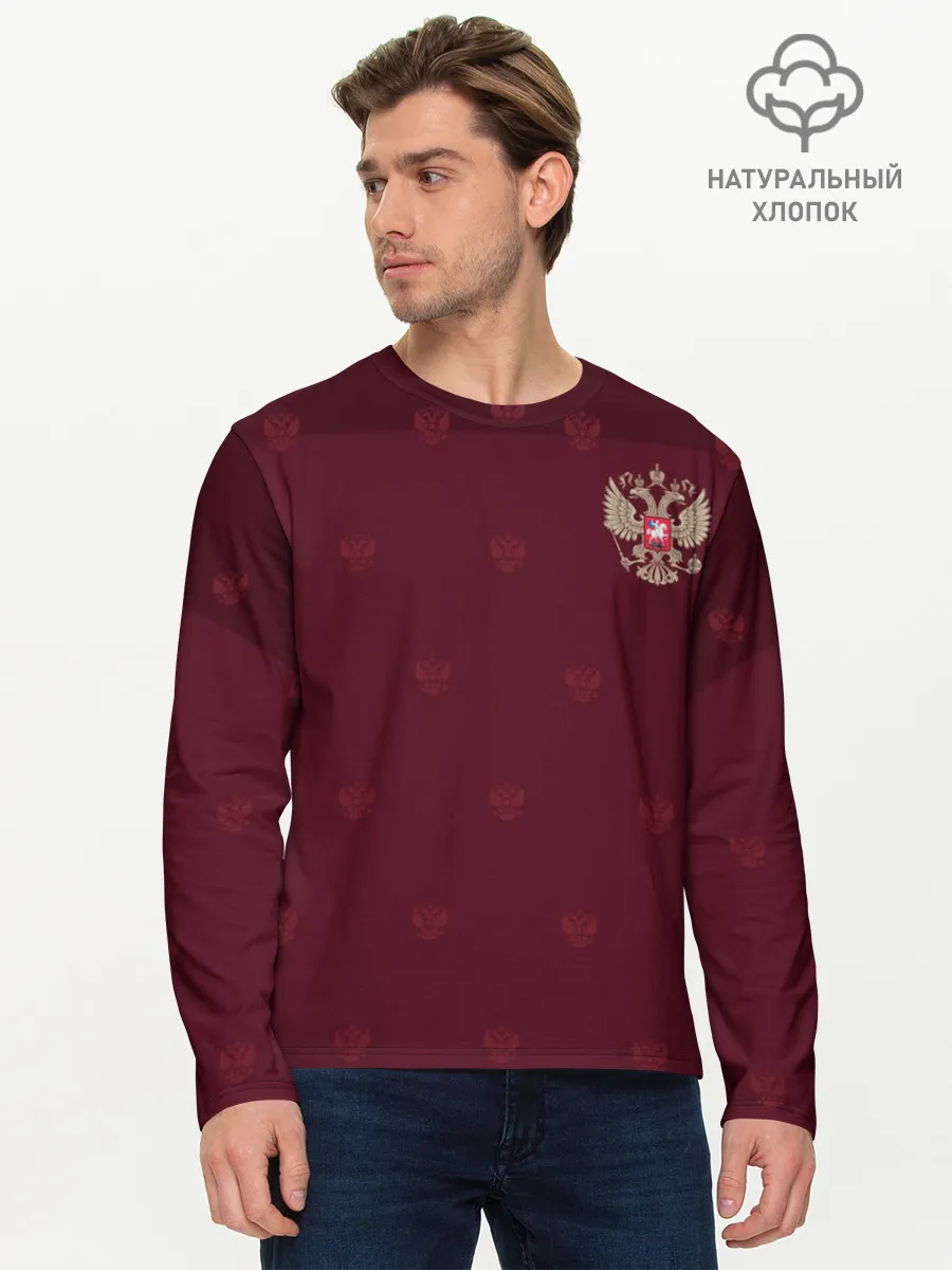 Мужской лонгслив базовый / Россия, форма