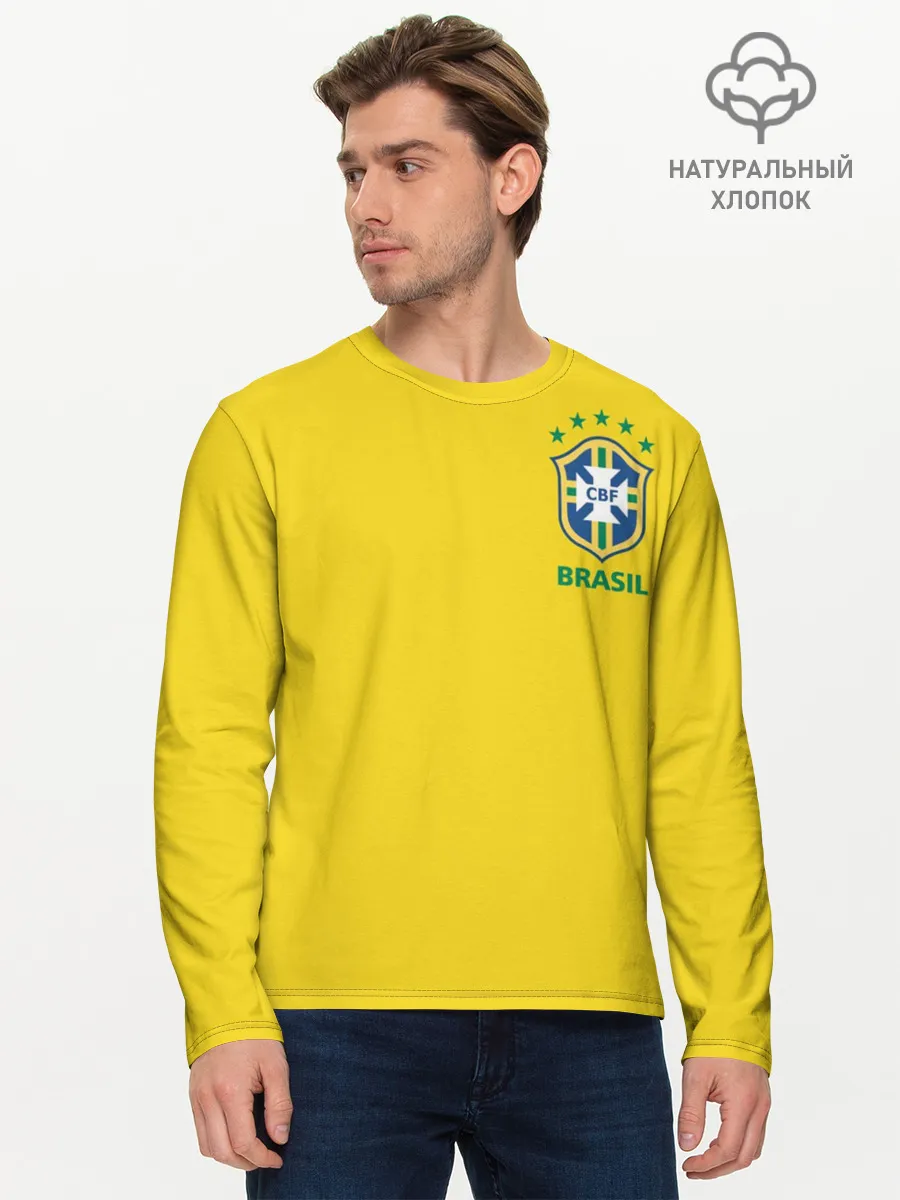 Мужской лонгслив базовый / Бразилия, форма