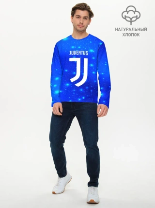 Мужской лонгслив базовый / Juventus space collection