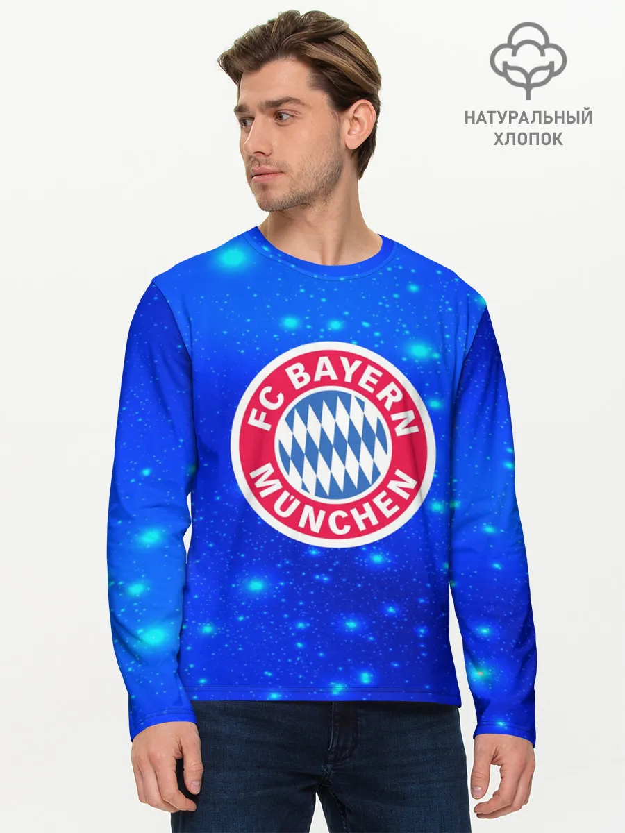 Мужской лонгслив базовый / FC Bayern Munchen space 2018
