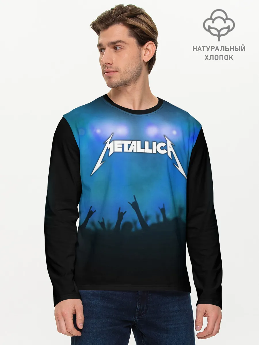 Мужской лонгслив базовый / Metallica