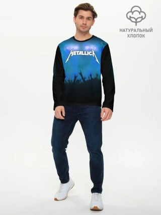 Мужской лонгслив базовый / Metallica