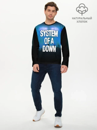Мужской лонгслив базовый / System of a Down