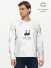 Мужской лонгслив базовый / GUSSI ga-ga-ga