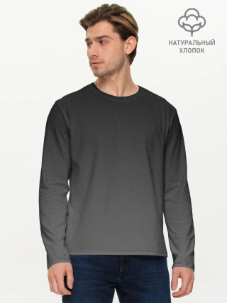 Мужской лонгслив базовый / Carbon-3