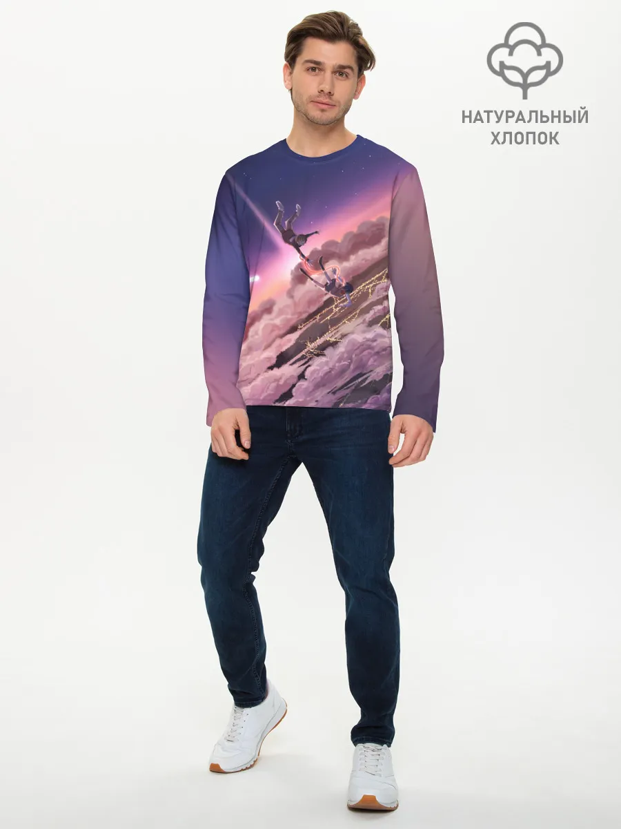 Мужской лонгслив базовый / Falling