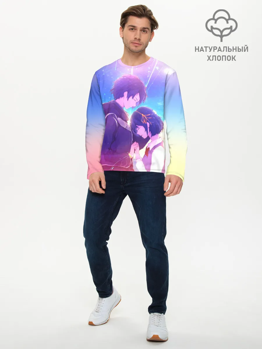 Мужской лонгслив базовый / Аниме любовь