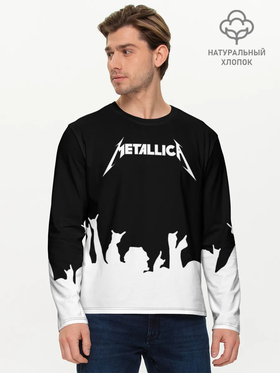 Мужской лонгслив базовый / Metallica