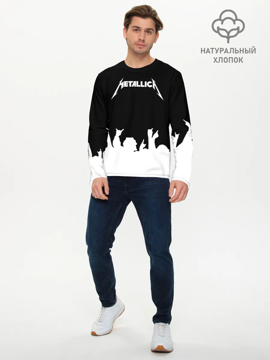 Мужской лонгслив базовый / Metallica