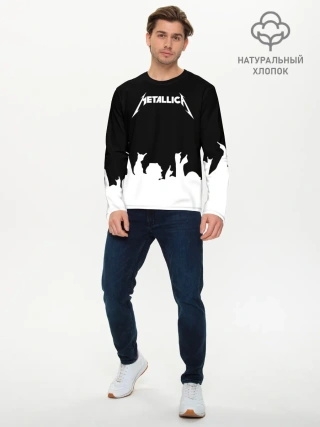 Мужской лонгслив базовый / Metallica