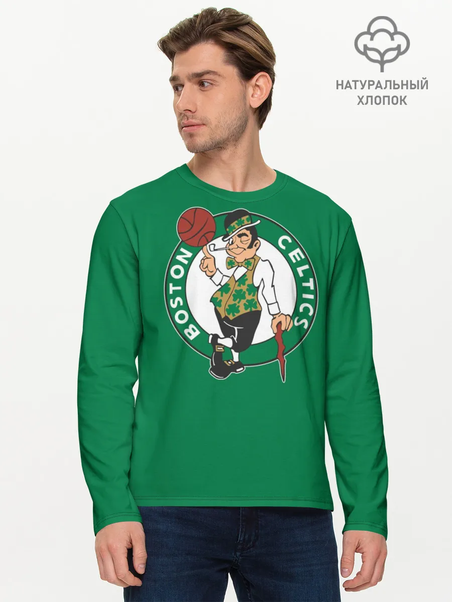 Мужской лонгслив базовый / Boston Celtics