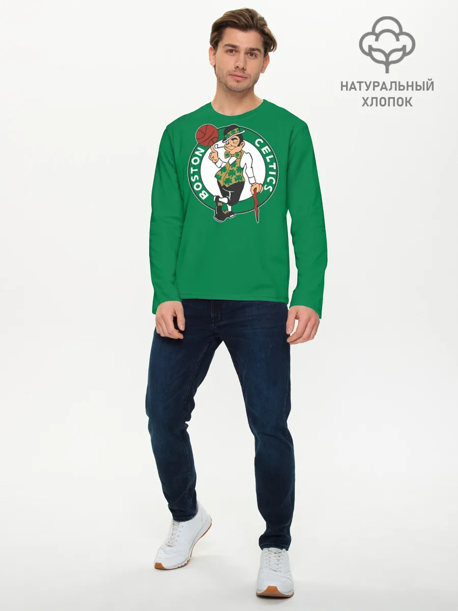 Мужской лонгслив базовый / Boston Celtics