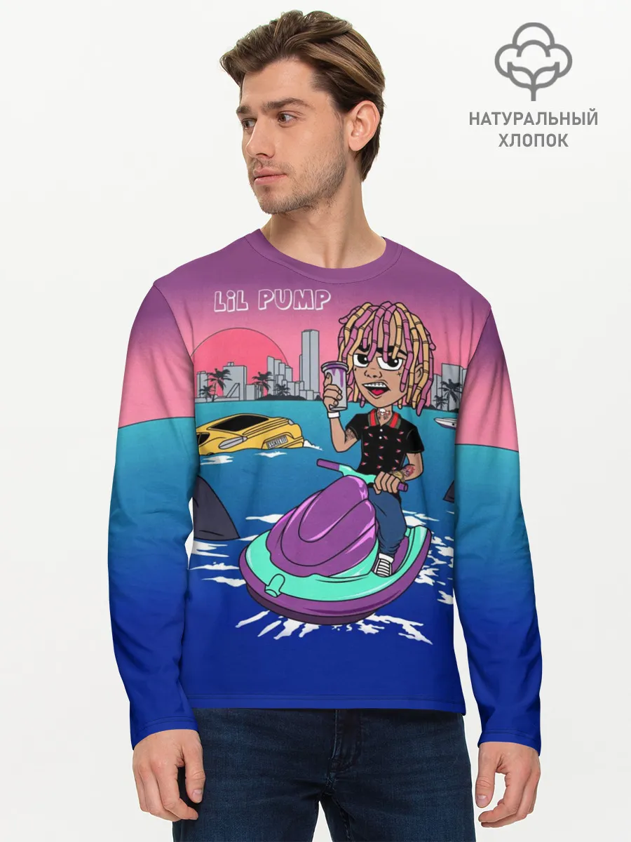 Мужской лонгслив базовый / Lil Pump