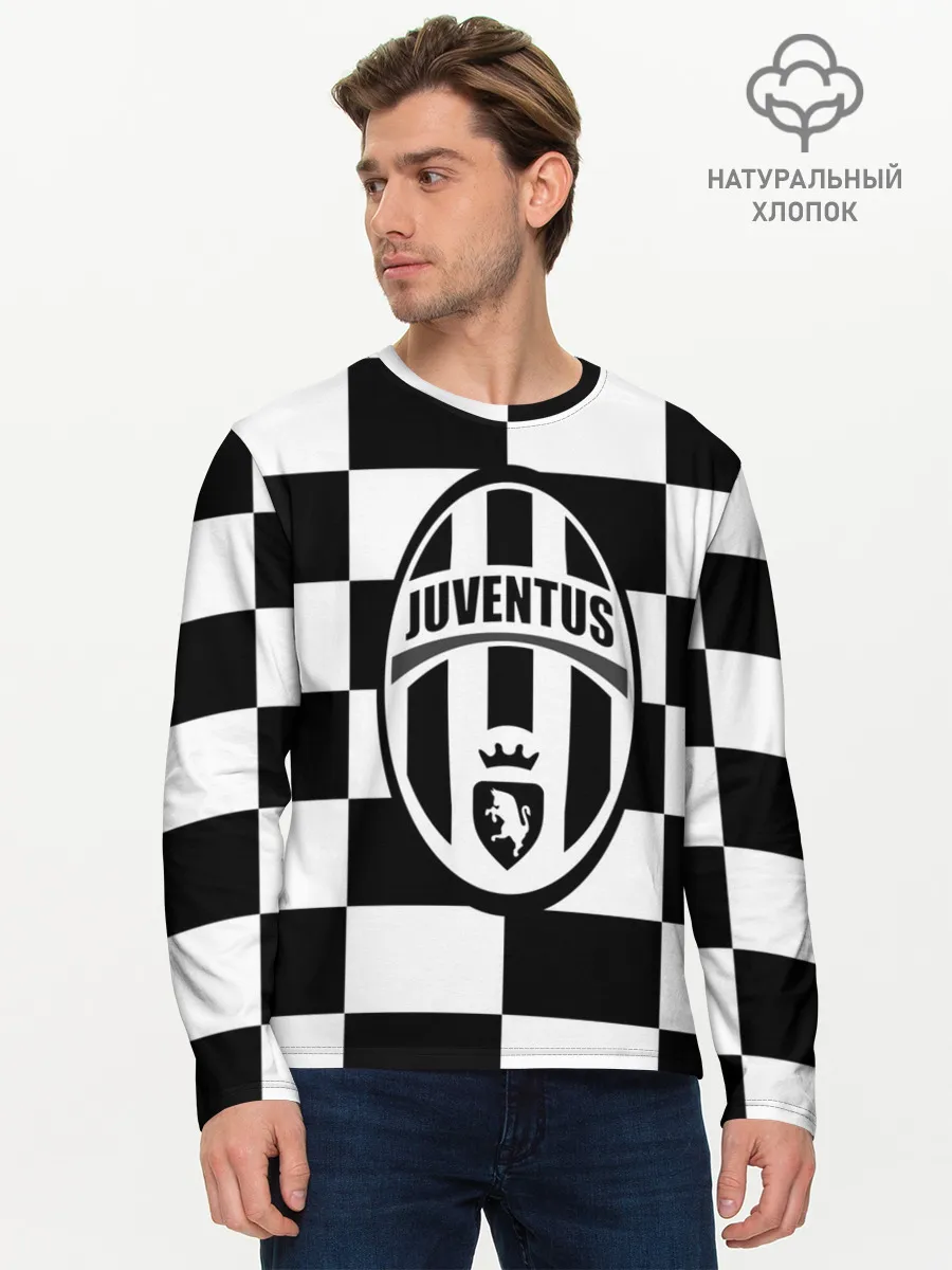 Мужской лонгслив базовый / Juventus