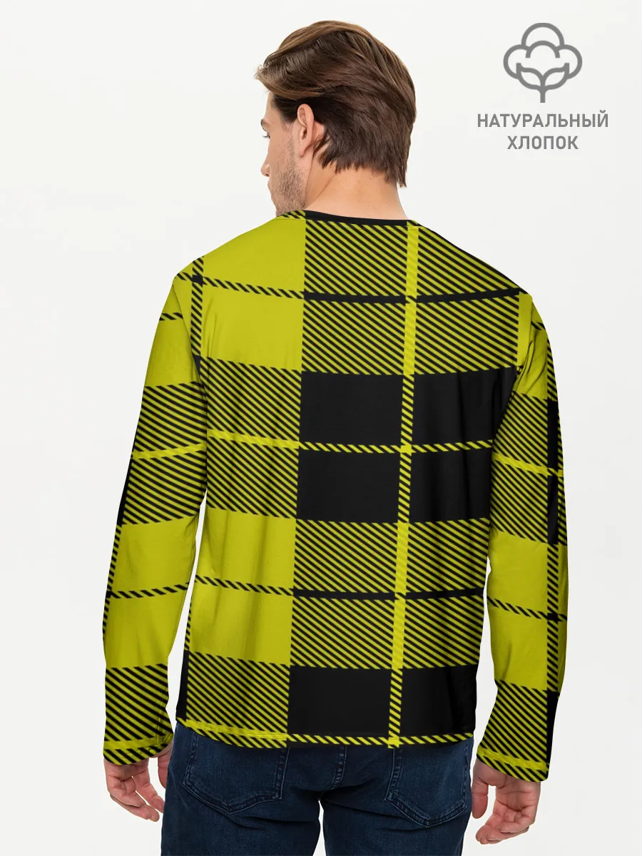 Мужской лонгслив базовый / Такса Хипстер