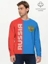 Мужской лонгслив базовый / RUSSIA